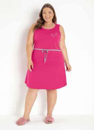 Camisola Regata Bordada (Rosa) Camisola Regata Bordada (Rosa)