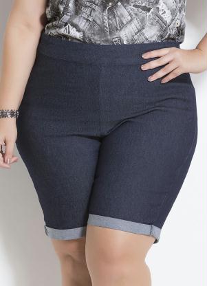 bermudas femininas ate o joelho plus size