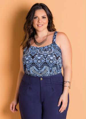 Blusa Al�as Largas Plus Size (Cashmere)