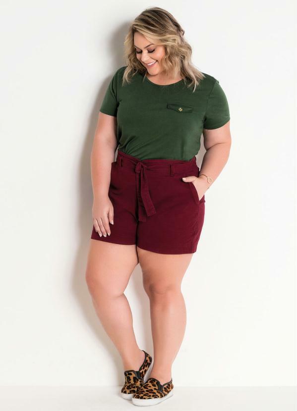 short verde combina com que cor