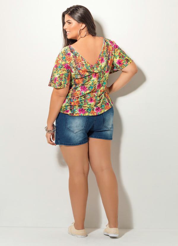 blusas soltinhas plus size