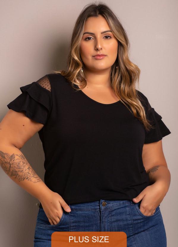 blusas elegantes plus size