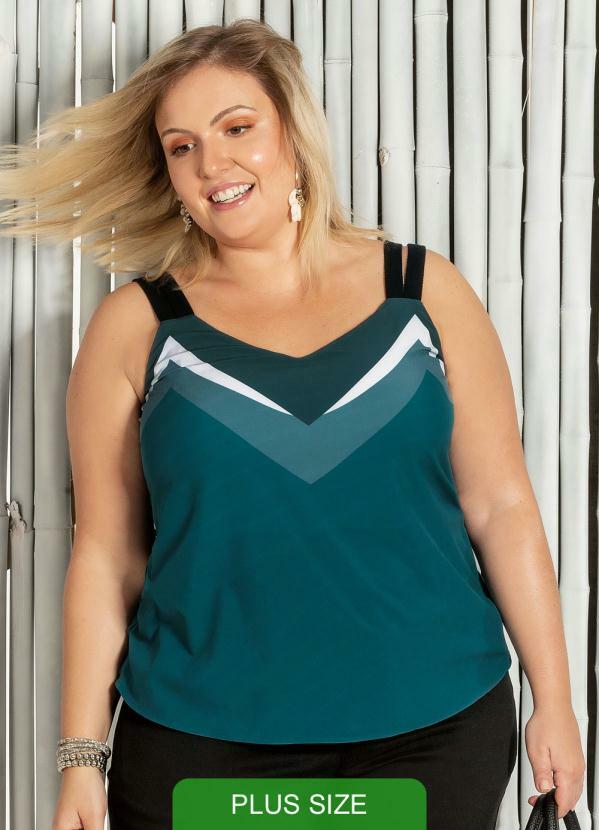 Blusa sem manga plus size Clearance