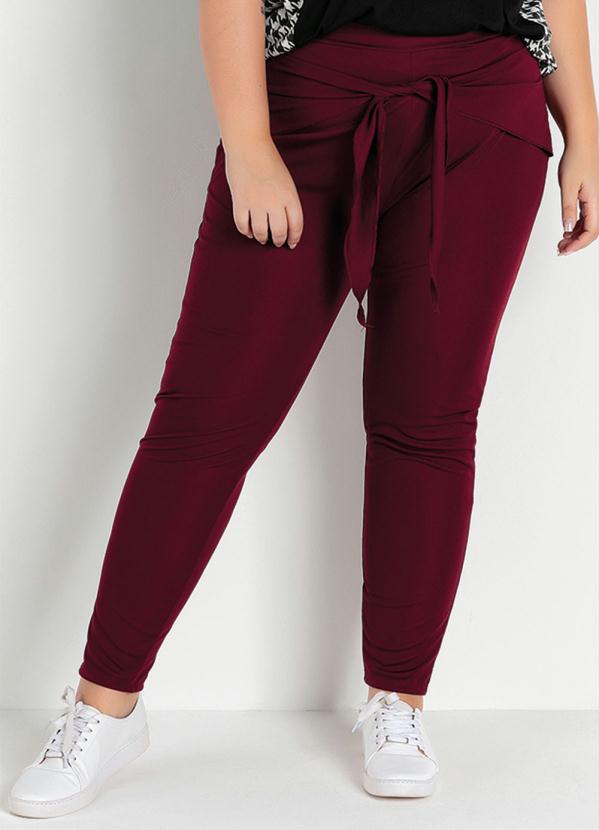 Cal�a (Bord�) com Amarra��o Plus Size