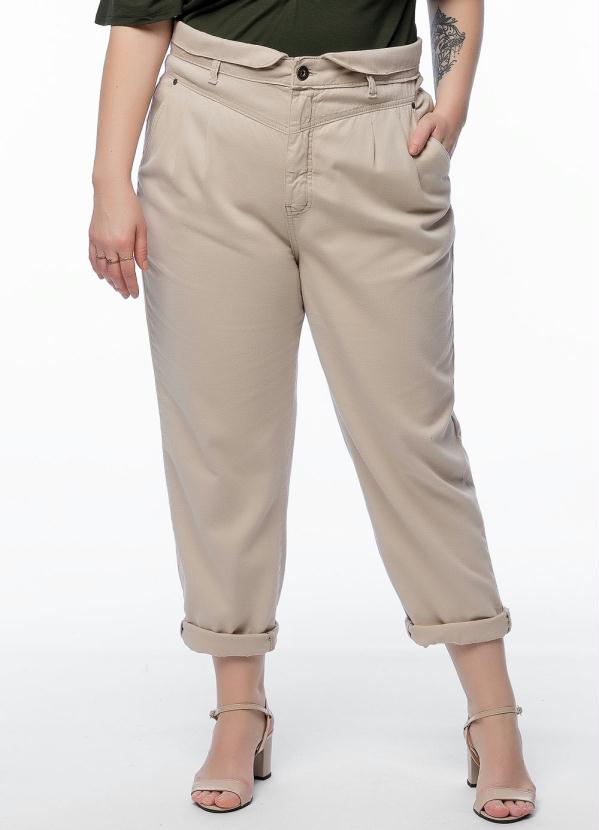 Cal�a Plus Size (Caqui) Reta