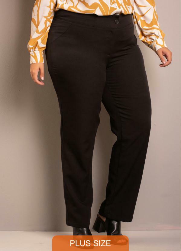 calça alfaiataria plus size