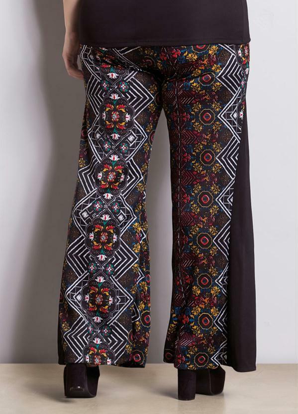 calça flare boho