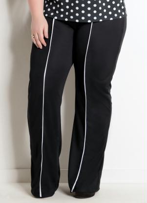 Cal�a Flare (Preta) Plus Size Marguerite