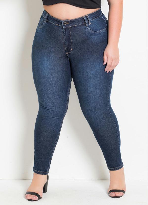calça jeans plus size sawary