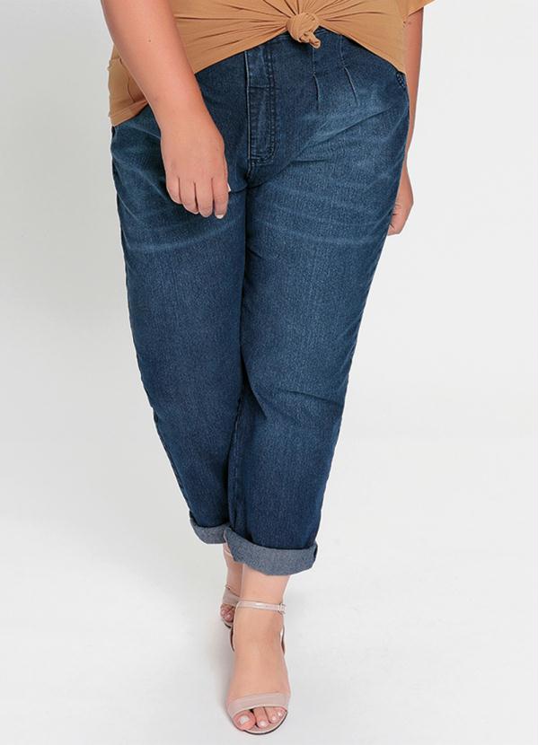 Cal�a (Jeans) Plus Size com Bolsos