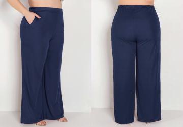 Cal�a Azul Marinho em Malha