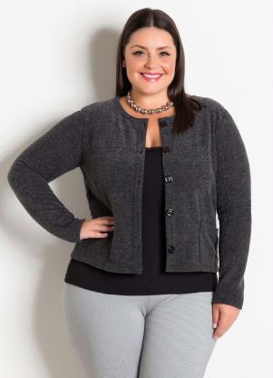 casaquinho plus size feminino