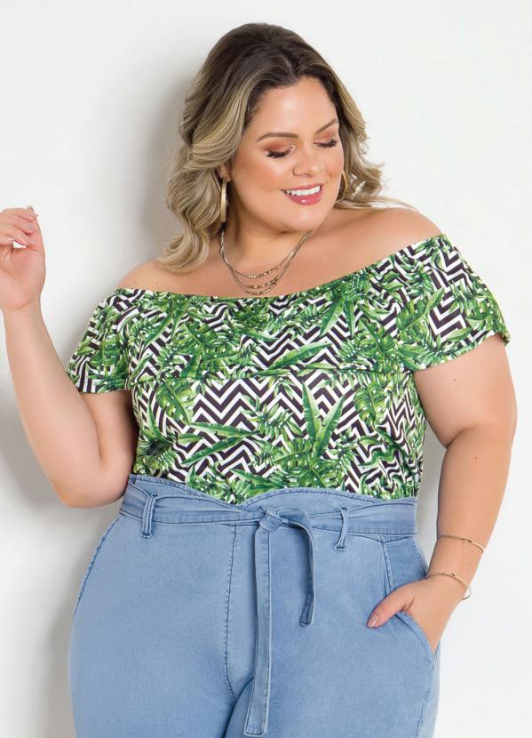 blusa ciganinha para gordas