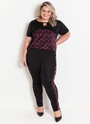 conjunto de roupa feminino plus size