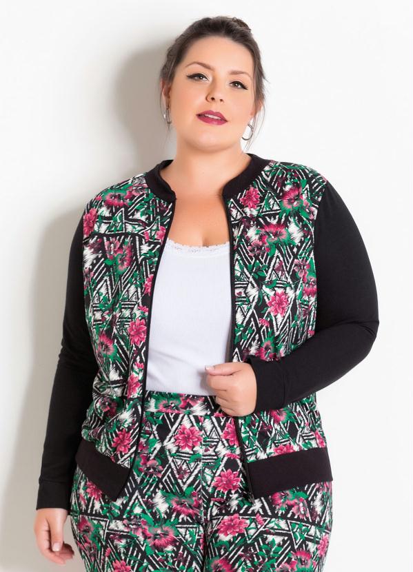 jaqueta bomber plus size feminina