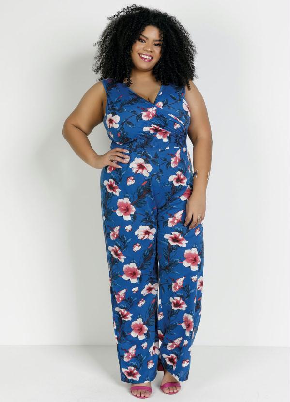 macacão pantalona plus size