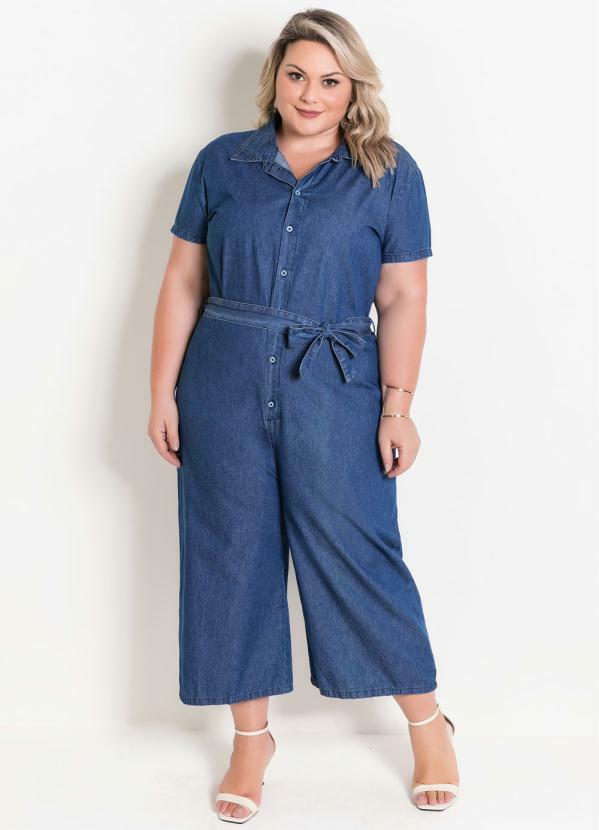 pantacourt jeans plus size