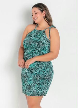 Macaquinho (Abstrato) com Short Saia Plus Size