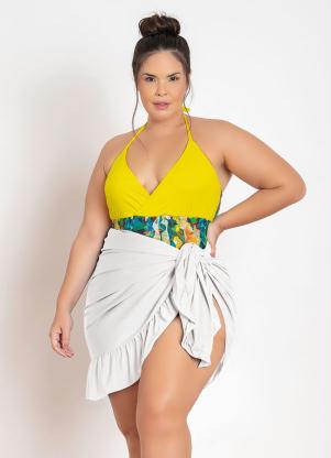 Sa�da de Praia (Branca) com Babado