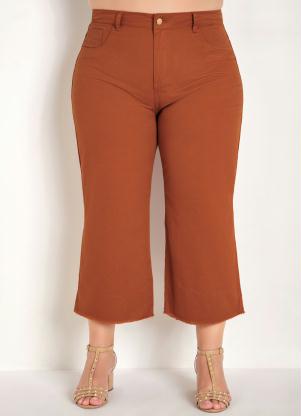 calça caramelo plus size