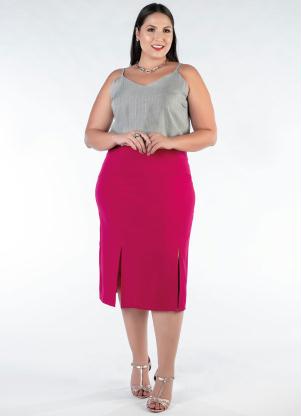 Regata Plus Size (Listrada) com Fios Met�licos