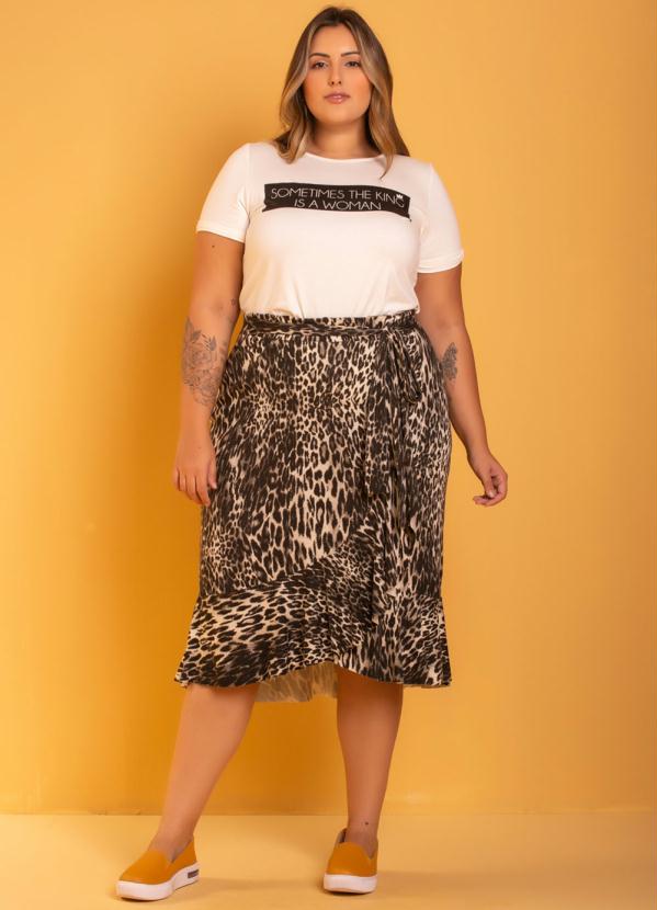 saia animal print plus size