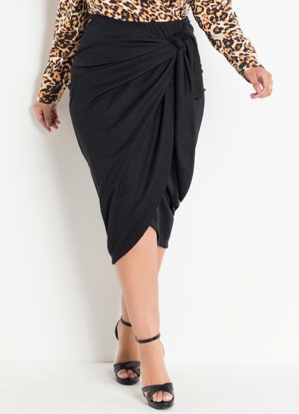 saia social preta plus size