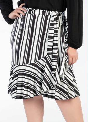 Saia Plus Size (Listrada) com Babados