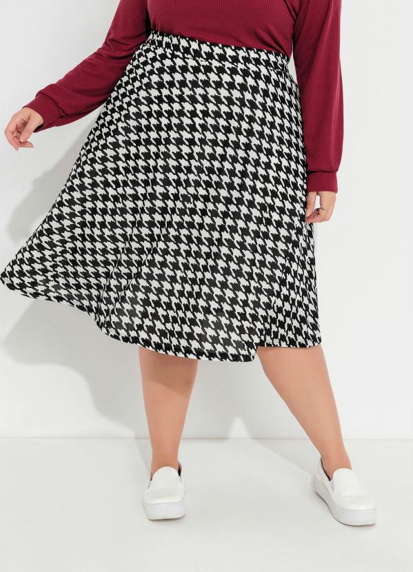 Saia Plus Size (Xadrez) Evas�