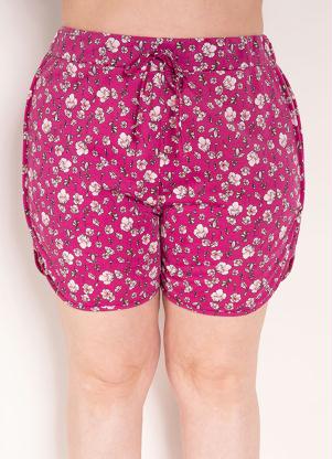 Short (Floral Pink) Boxer Plus Size Short (Floral Pink) Boxer Plus Size