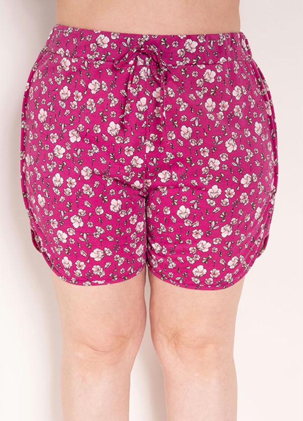 Short (Floral Pink) Boxer Plus Size Short (Floral Pink) Boxer Plus Size