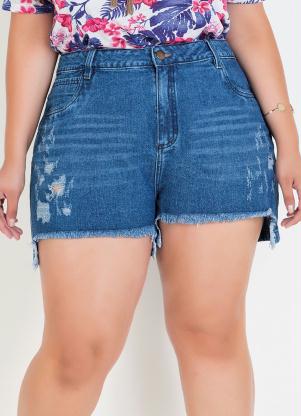 short plus size barato