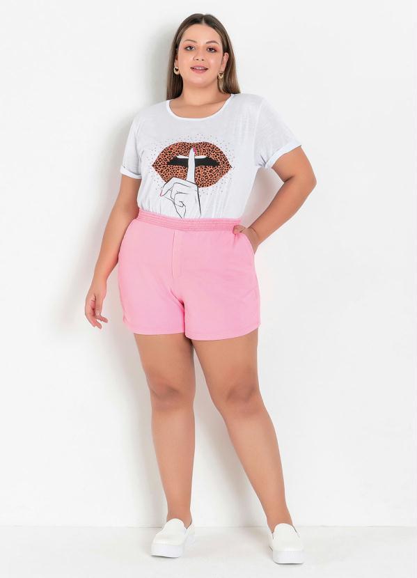 short neon rosa