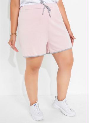 Short (Rosê) em Moletinho Plus Size Short (Rosê) em Moletinho Plus Size