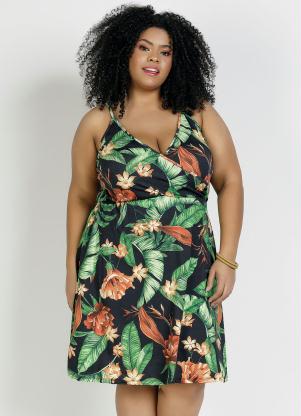 Vestido (Floral) Plus Size