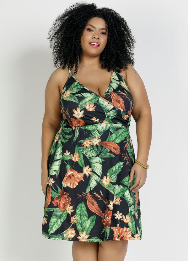 Vestido (Floral) Plus Size
