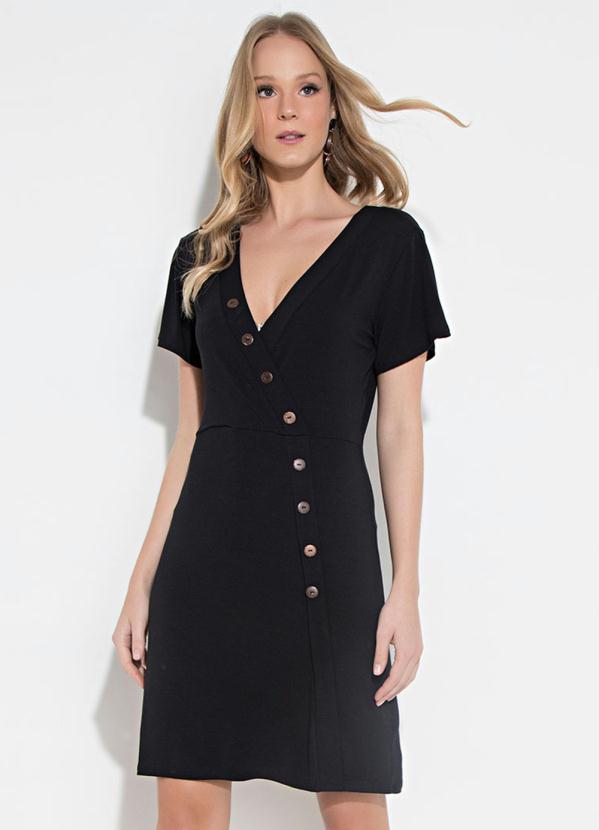 vestido preto classico