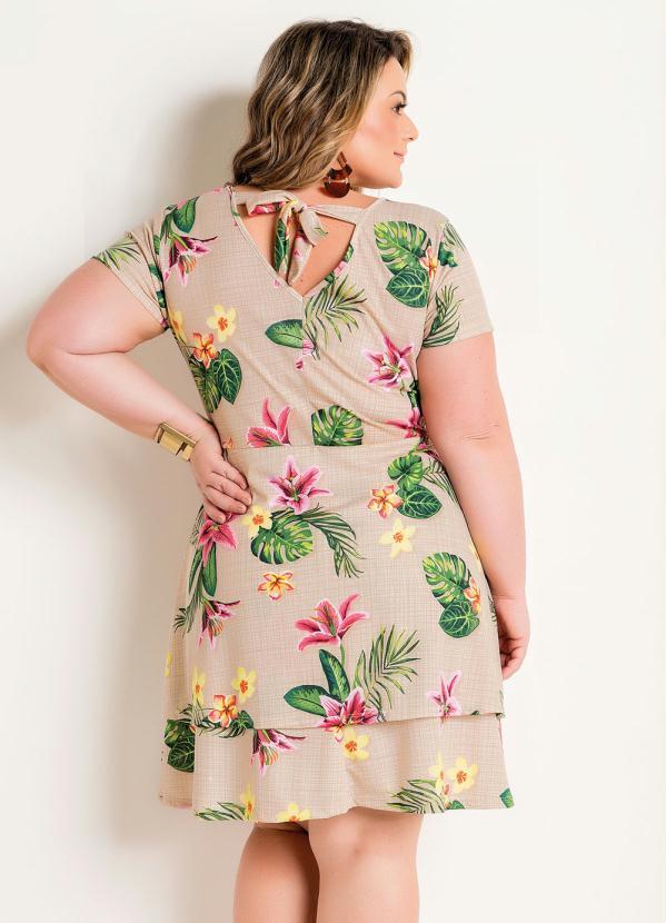 vestidos com barras florais