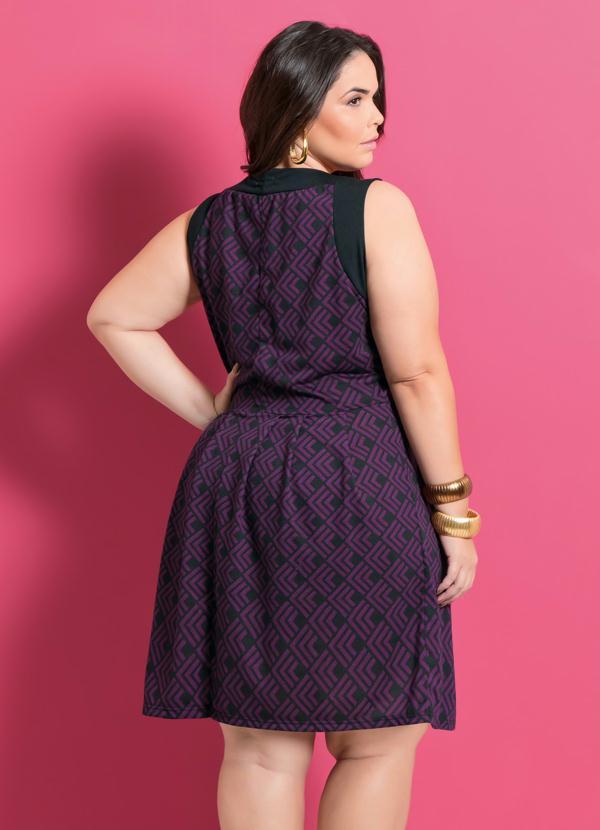 vestidos evase plus size