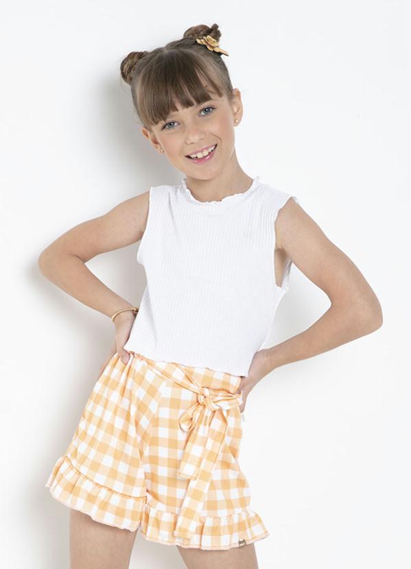 Cropped (Branco) sem Mangas