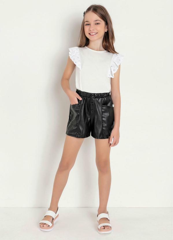 blusa de amarrar na frente infantil