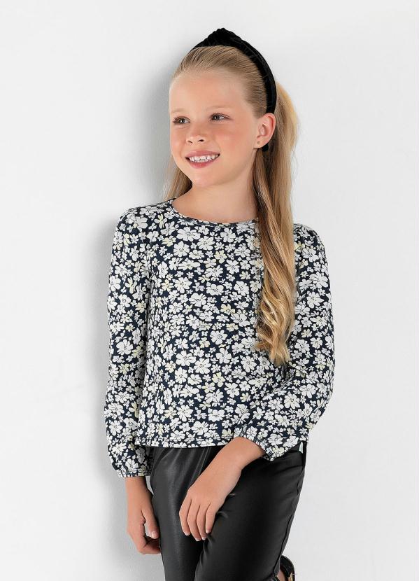 Blusa Infantil (Florida) com Mangas Longas