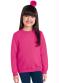 Brandili - Blusão Infantil Menina com Cor Lisa Rosa - variação: Rosa
