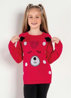 Tricô Infantil (Rosa Pink) Ursinho Tricô Infantil (Rosa Pink) Ursinho