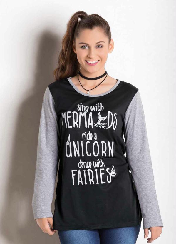 Blusa manga longa juvenil Outlet
