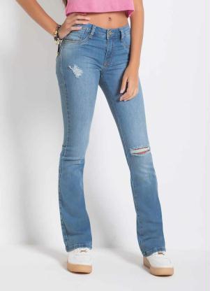 Calça Sawary Boot Cut (Jeans) Destroyed Sawary Calça Sawary Boot Cut (Jeans) Destroyed Sawary