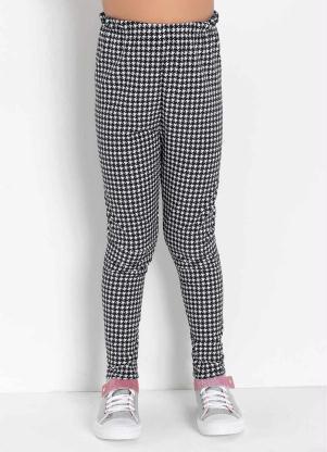 Calça Infantil (Pied de Poule) com Elástico Calça Infantil (Pied de Poule) com Elástico