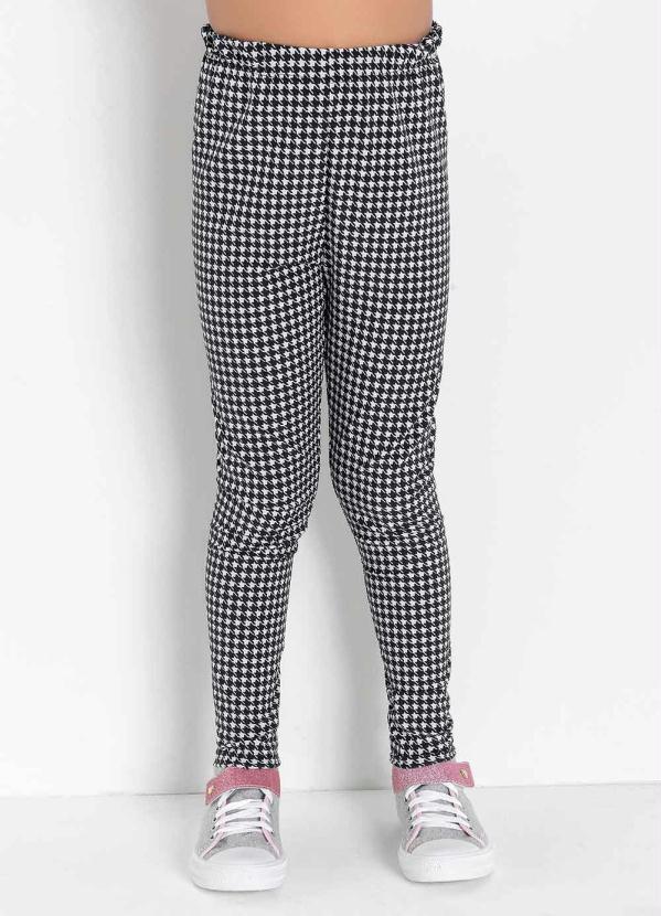 Calça Infantil (Pied de Poule) com Elástico Calça Infantil (Pied de Poule) com Elástico