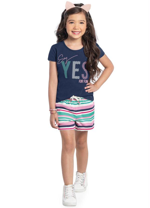 conjuntinho de bermuda e blusa