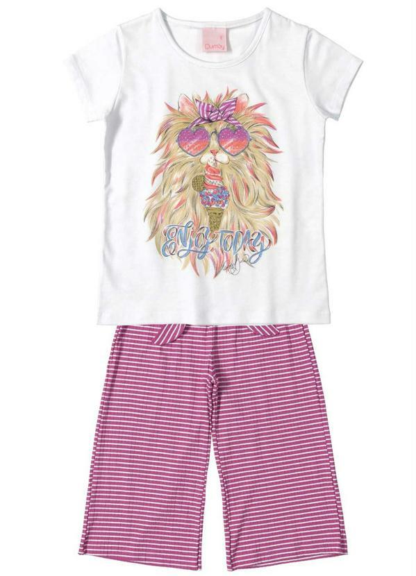 conjunto pantacourt infantil